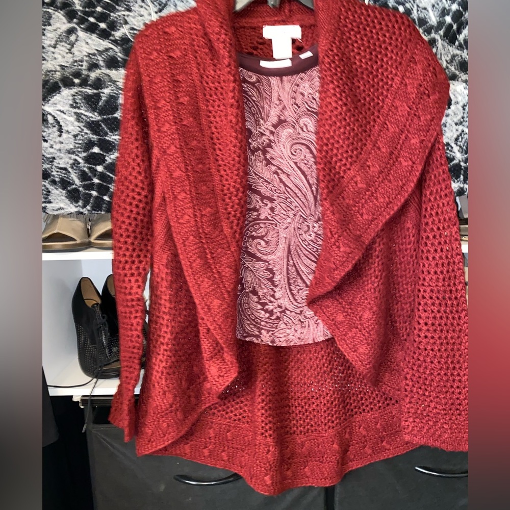 Dress Barn NY & CO Sweater and Top EUC Sz Small